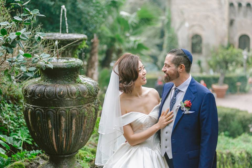 Wedding in a Roman Castle