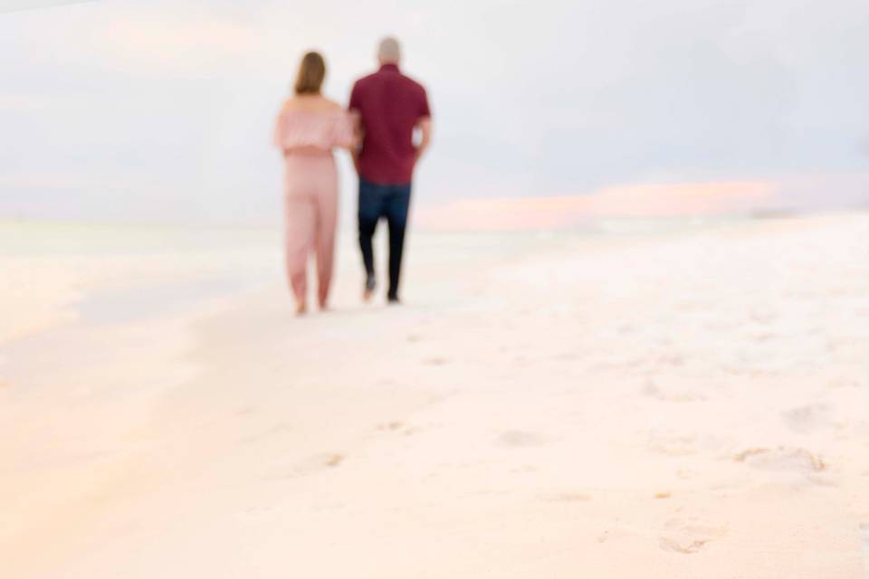 Beach engagement