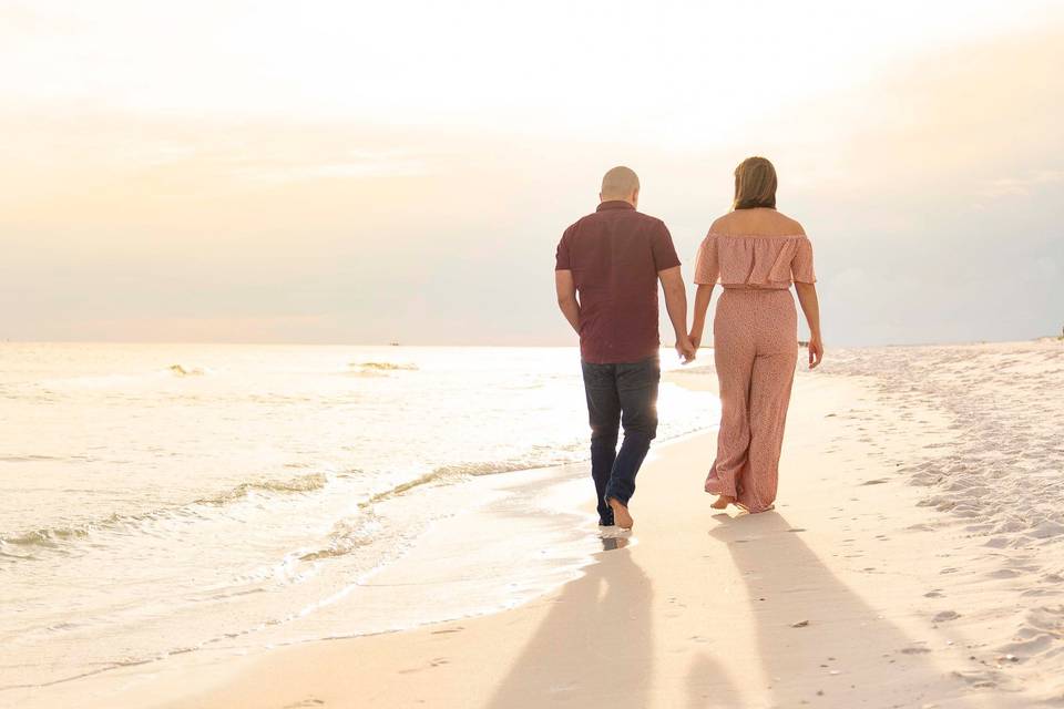 Beach engagement