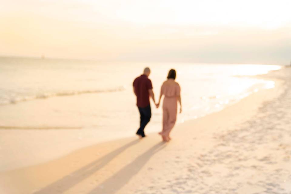 Beach engagement