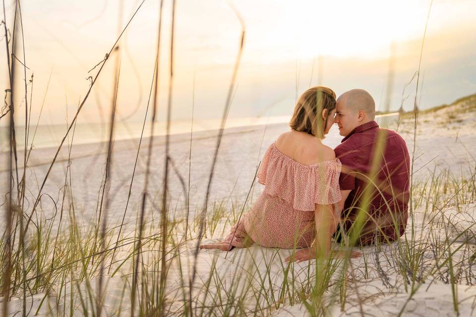 Beach engagement