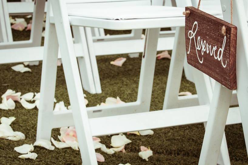 White chairs