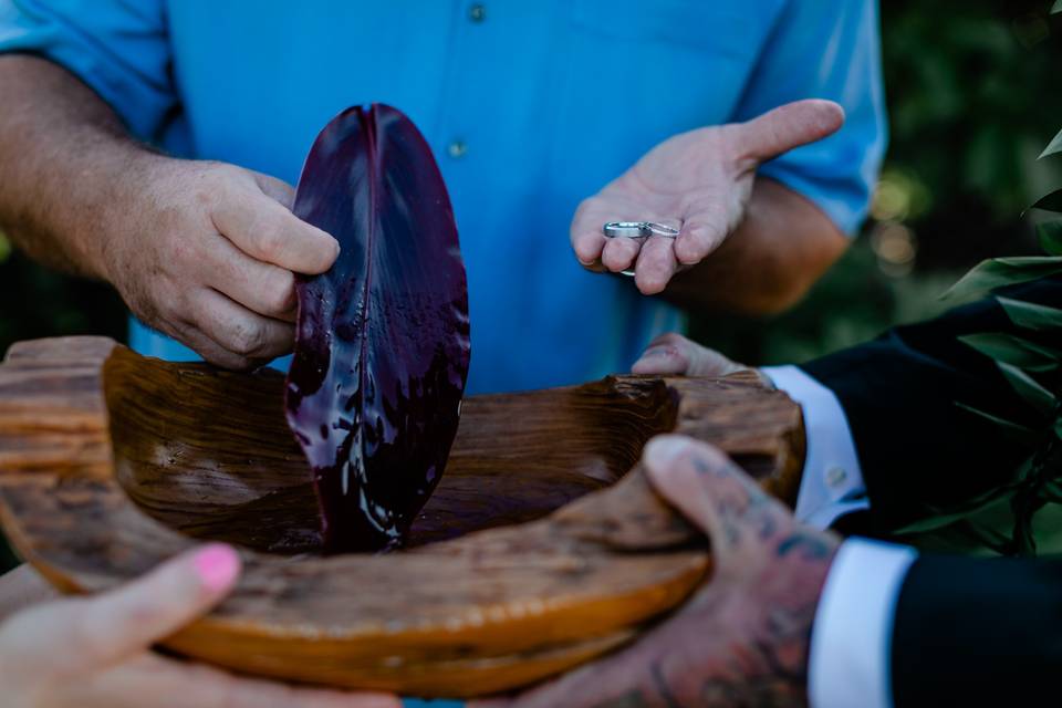 A traditional rings ritual