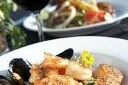 Georgia white shrimp and risotto