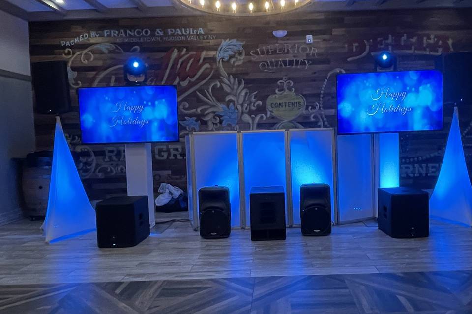 Large Venue Sound Lights TVs