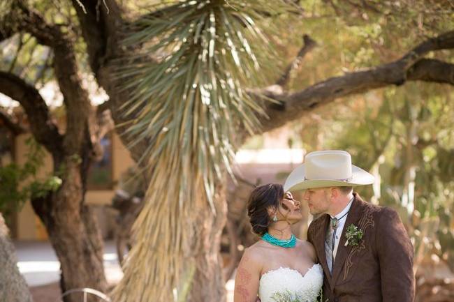 First kiss and Mr. and Mrs.