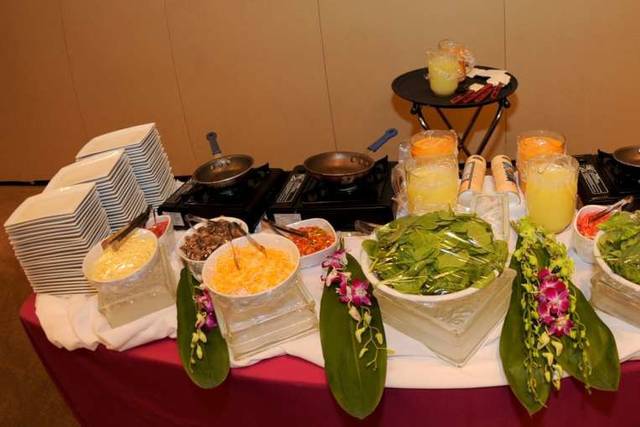 Buffet area