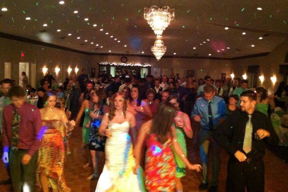 Wedding dance floor