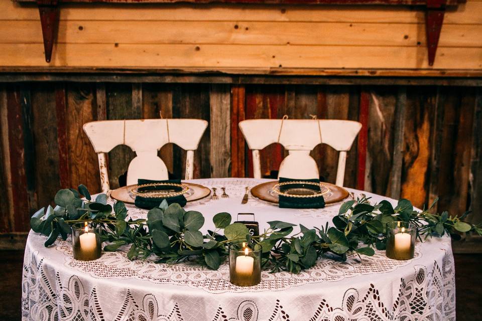 Sweetheart Table