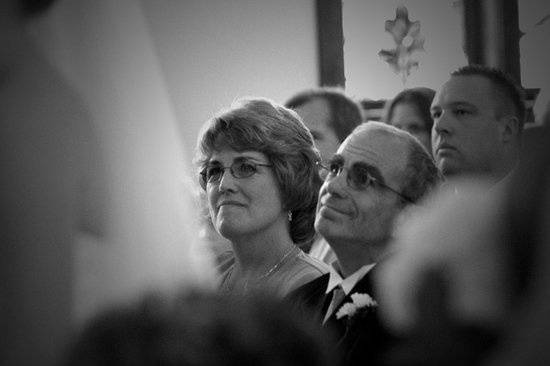 Mom and Dad at the ceremony
