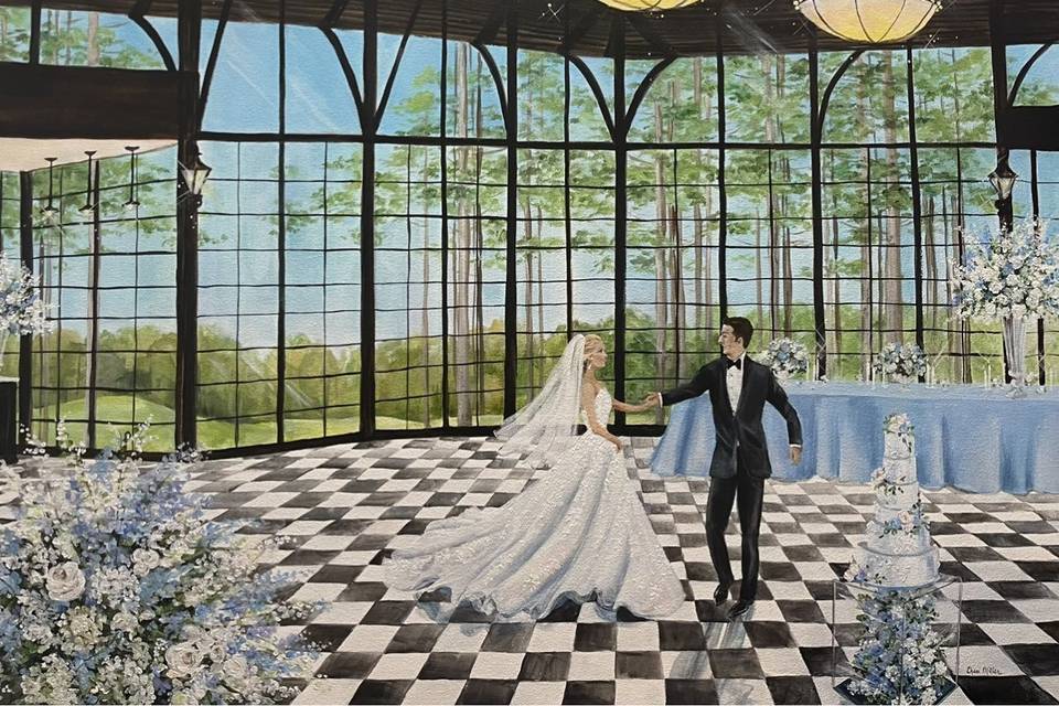 Live Wedding Painter