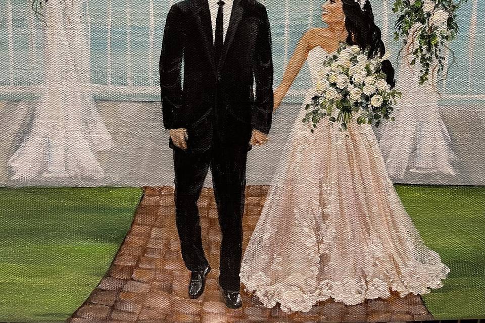 Live Wedding Painting - PA