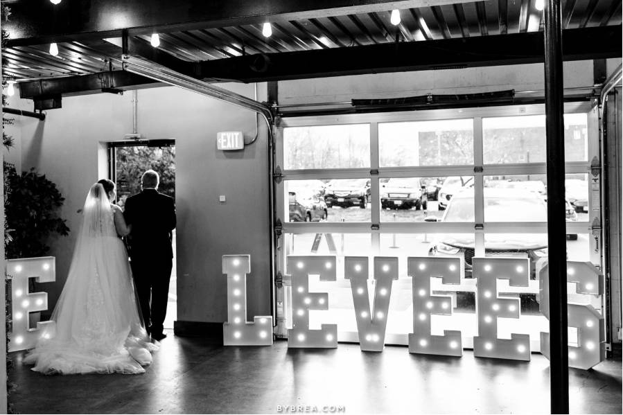 Walking out to the Ceremony