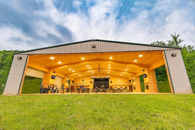 Wooden pavillion