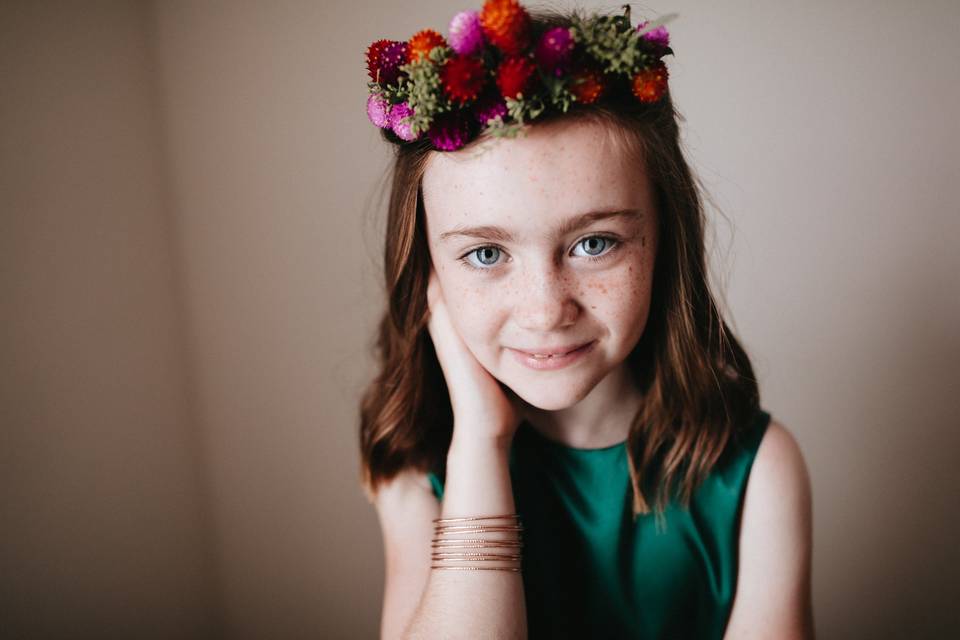 Flower girl headpiece