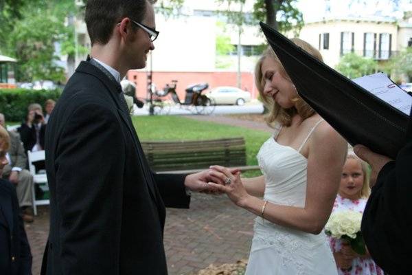 A Wedding With Rev Schulte.
https://www.facebook.com/AWeddingWithRevSchulte
Married March 2013