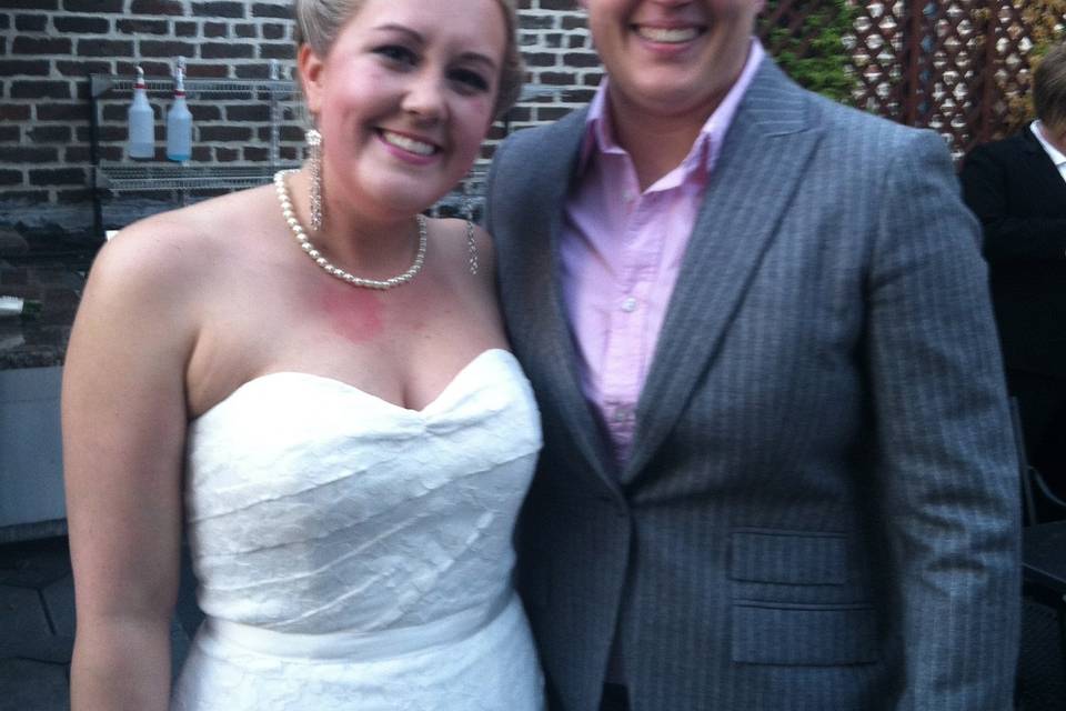 A Wedding With Rev Schulte.
https://www.facebook.com/AWeddingWithRevSchulte
Great Ladies, commitment ceremony at 10 Downing, Savannah, GA