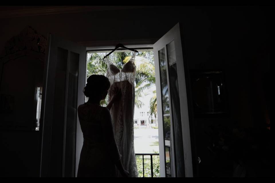 Stunning white dress