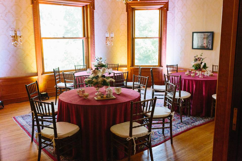 Tables in the Drawing Room