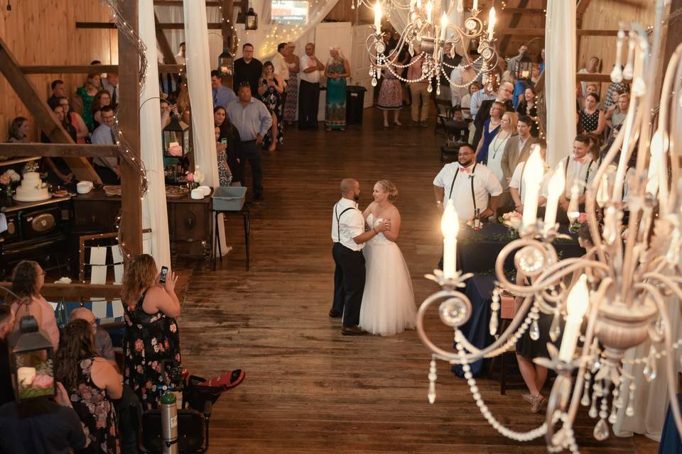 First dance from above