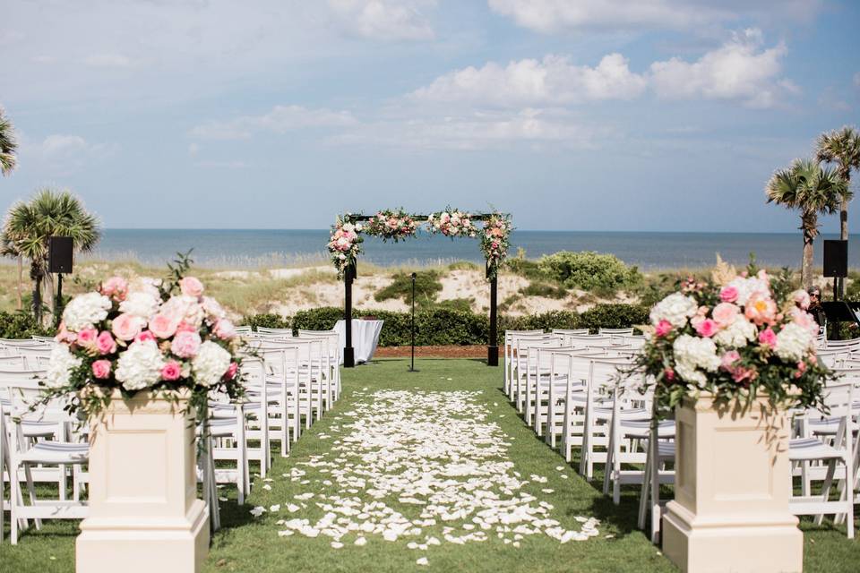 Seaside Spring Wedding