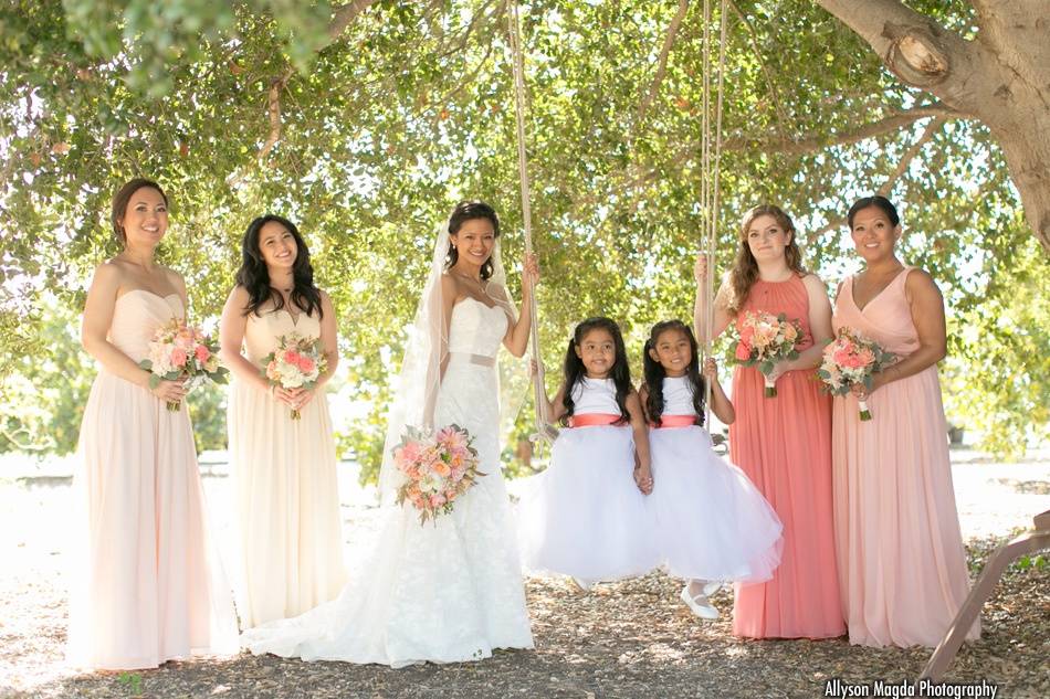 Peach Coral Wedding