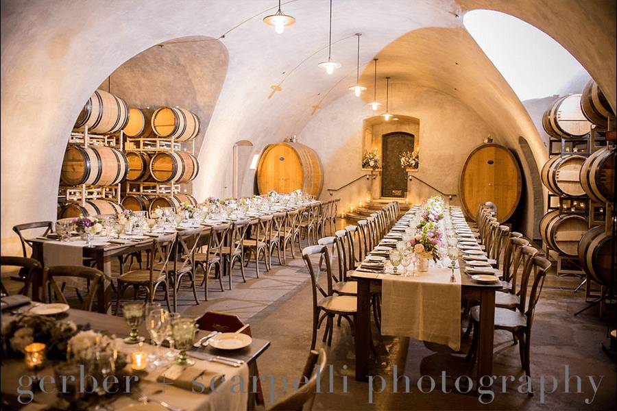 Wine cave dinner