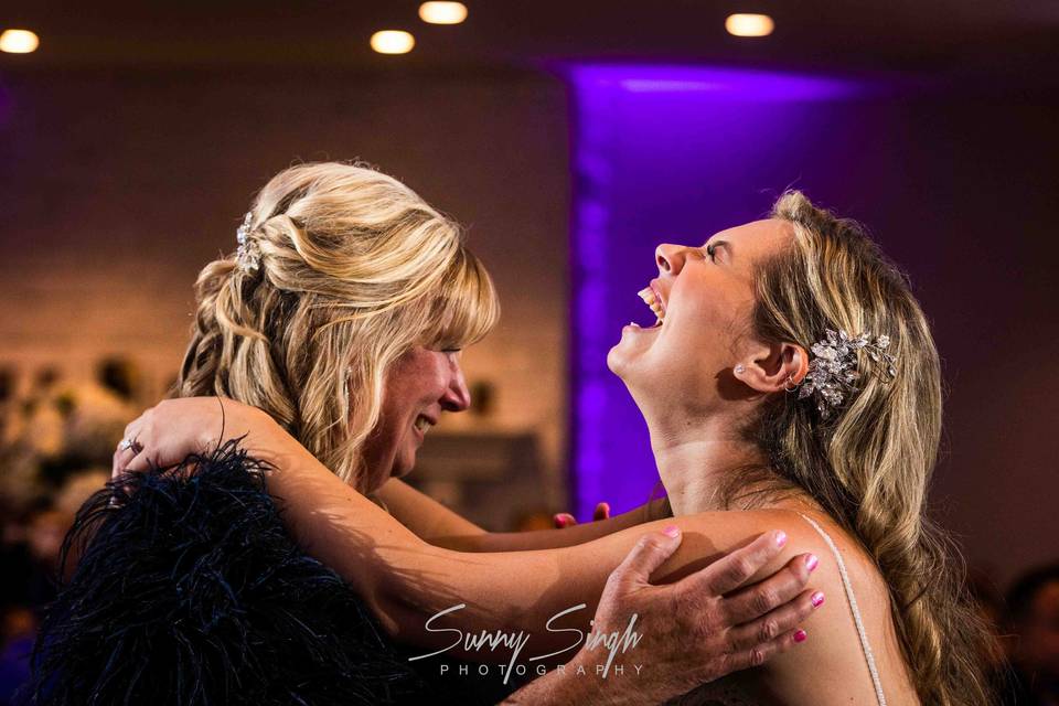 Mother daughter laughter