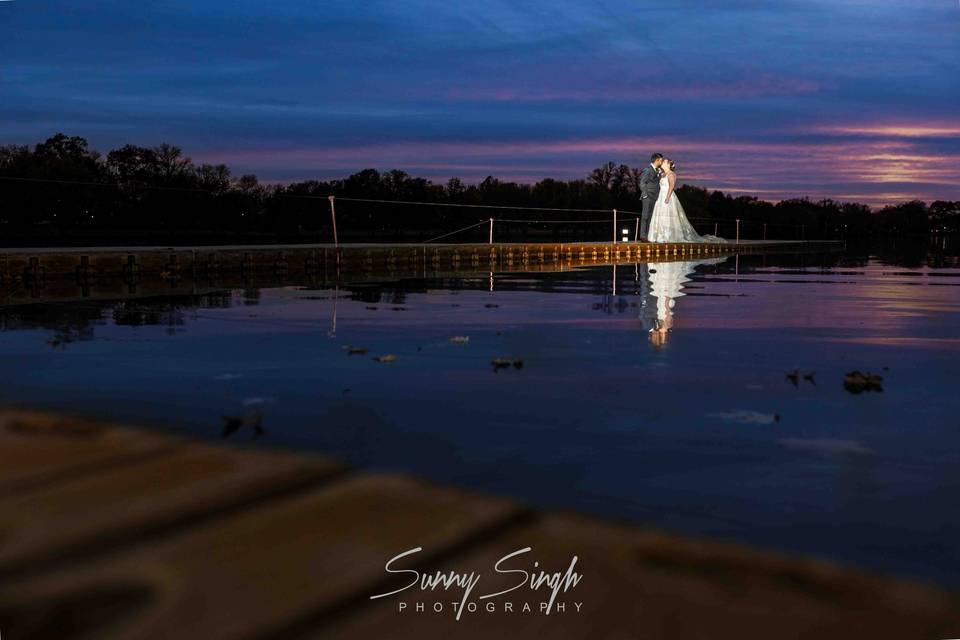 Sunset Love on the Dock
