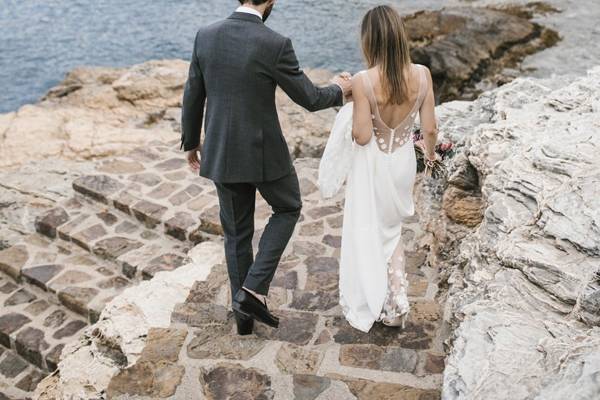 Effortlessly Chic Sea Wedding