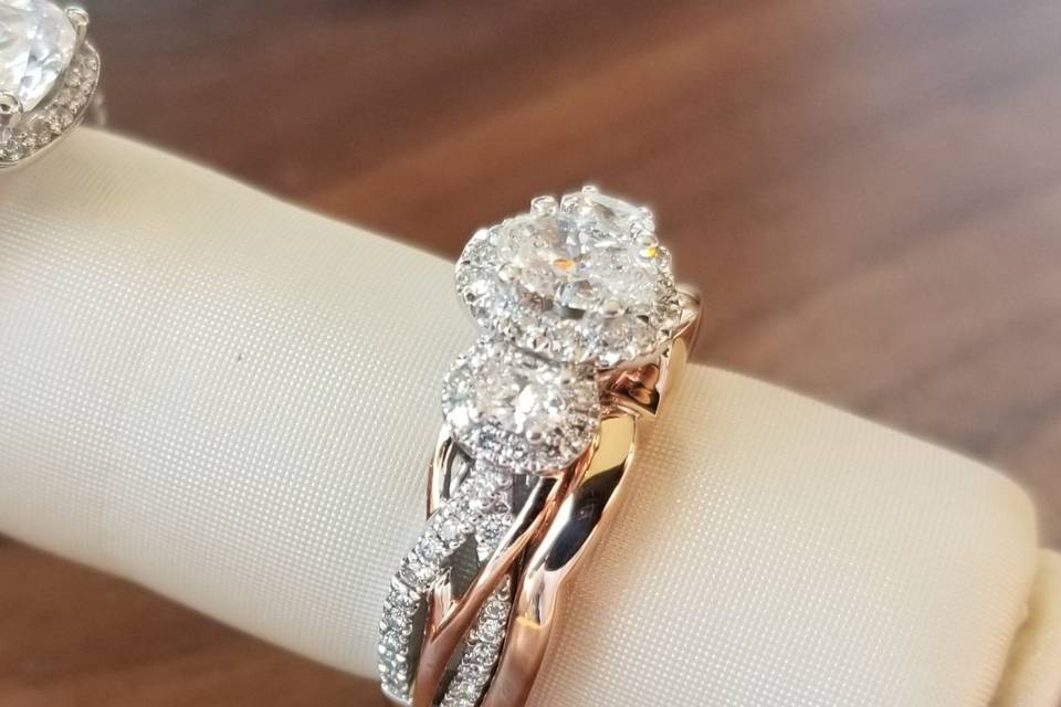 Beautiful crystal ring