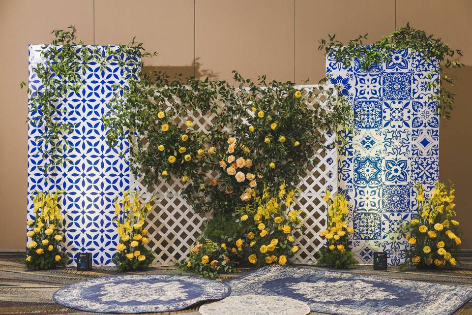 Statement backdrop