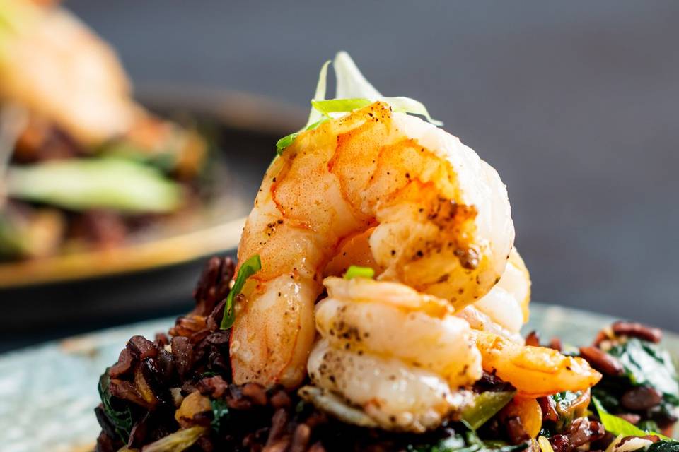 Shrimp with Wild Rice