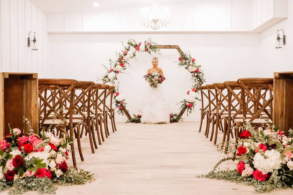 Indoor ceremony suite