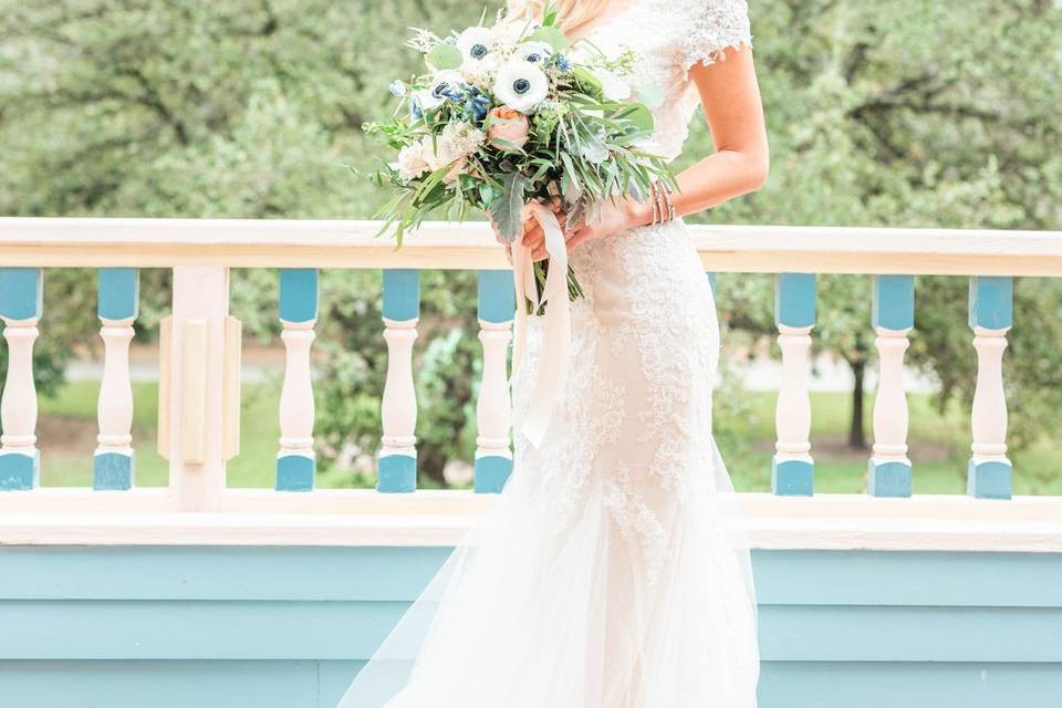 Bridal suite balcony