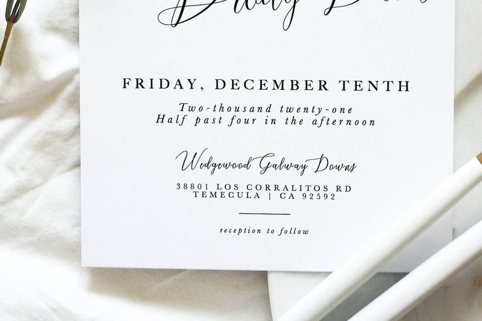 Wedding Invitation