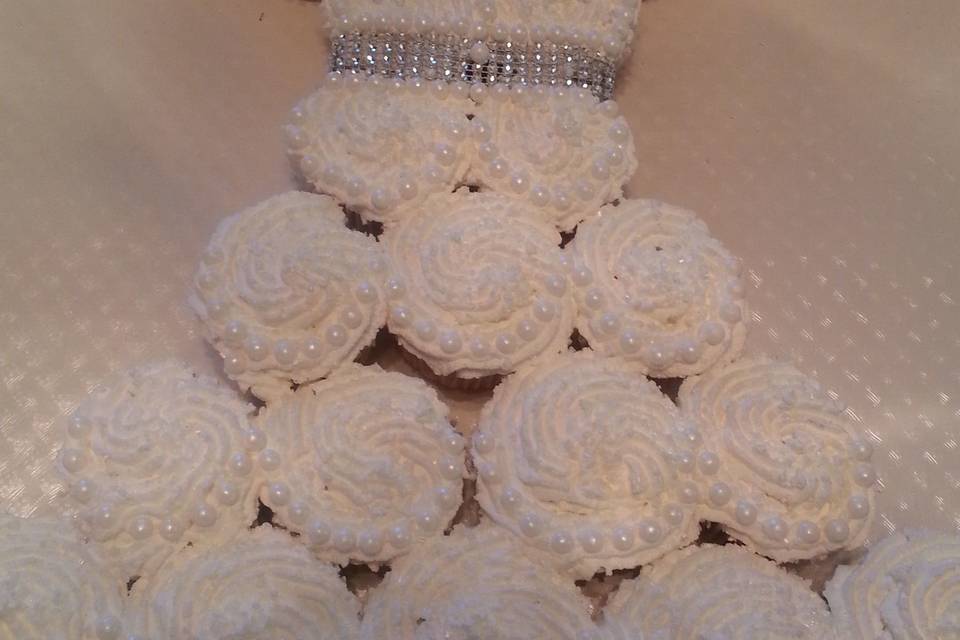 Cupcake wedding dress