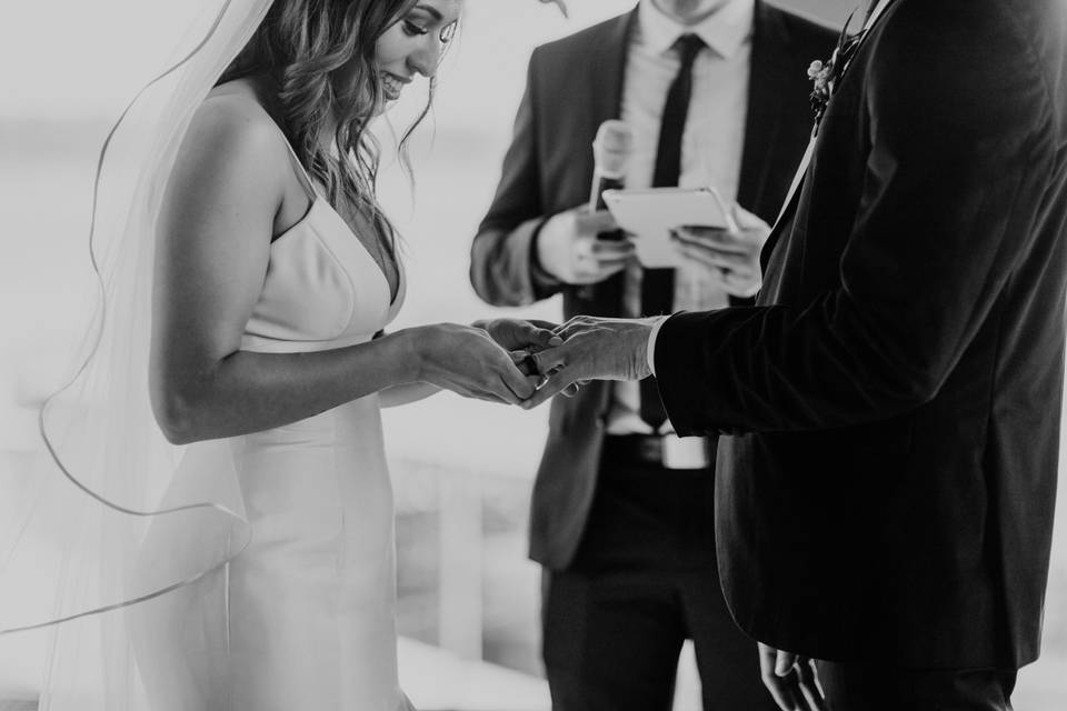 Exchanging rings - Snezhana's Photography