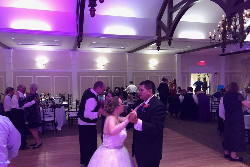 Couple on the dance floor