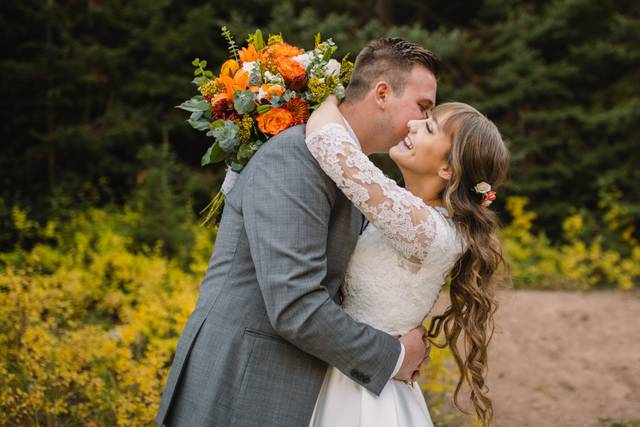Wedding hug