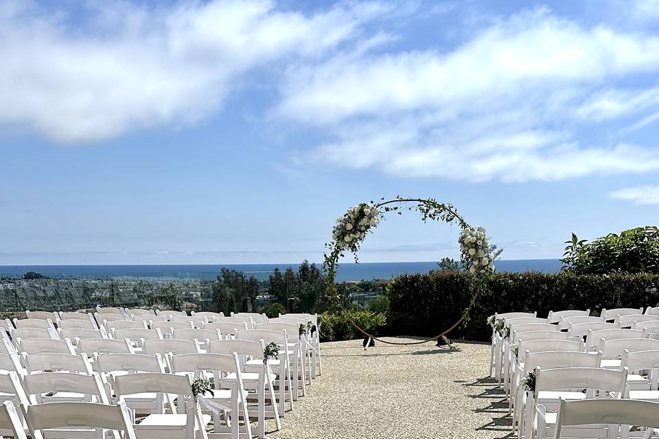 Round Arch/ Ceremony Flowers