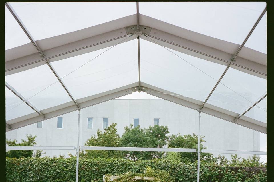 Ceremony in courtyard