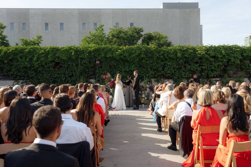 Ceremony in Courtyard