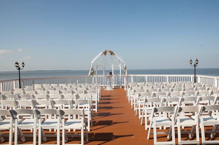 Outdoor wedding venue