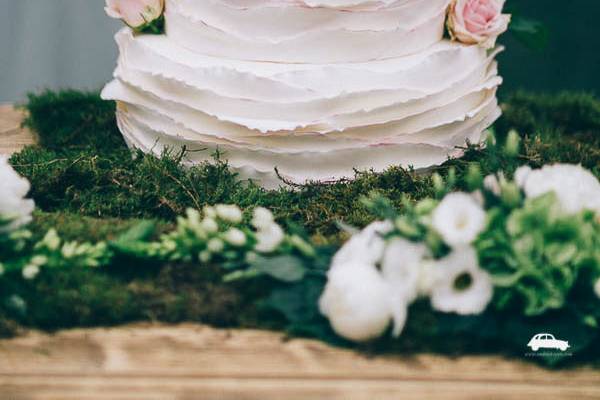 Wedding cake display