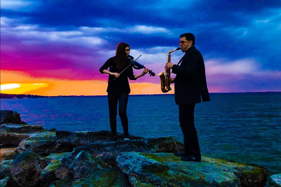 Violin and sax duo