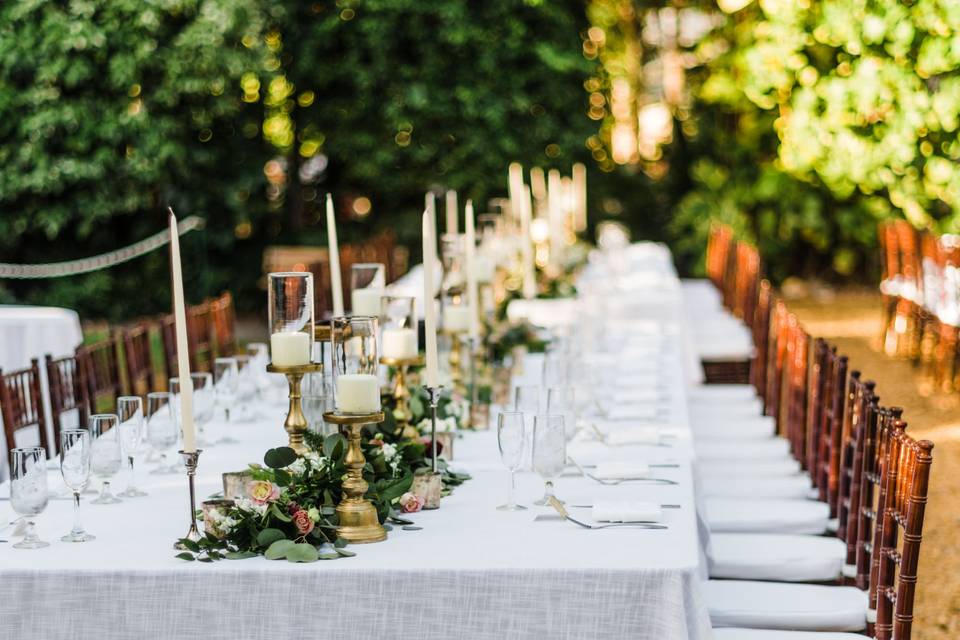 Long table setup