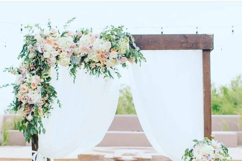 Wedding arches by Tropics