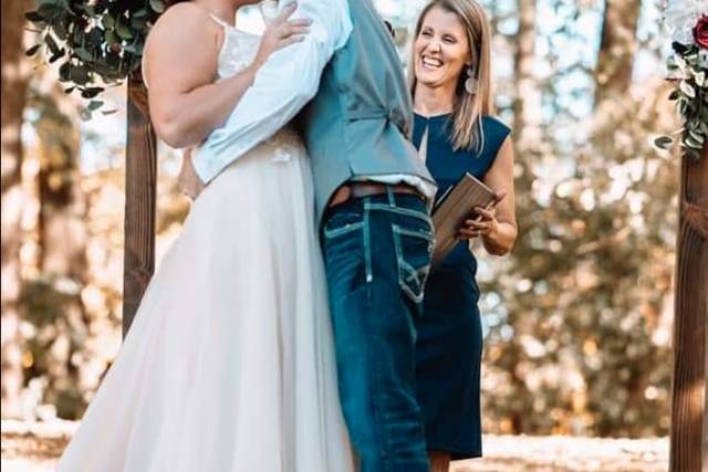 The 1st wedding officiated!