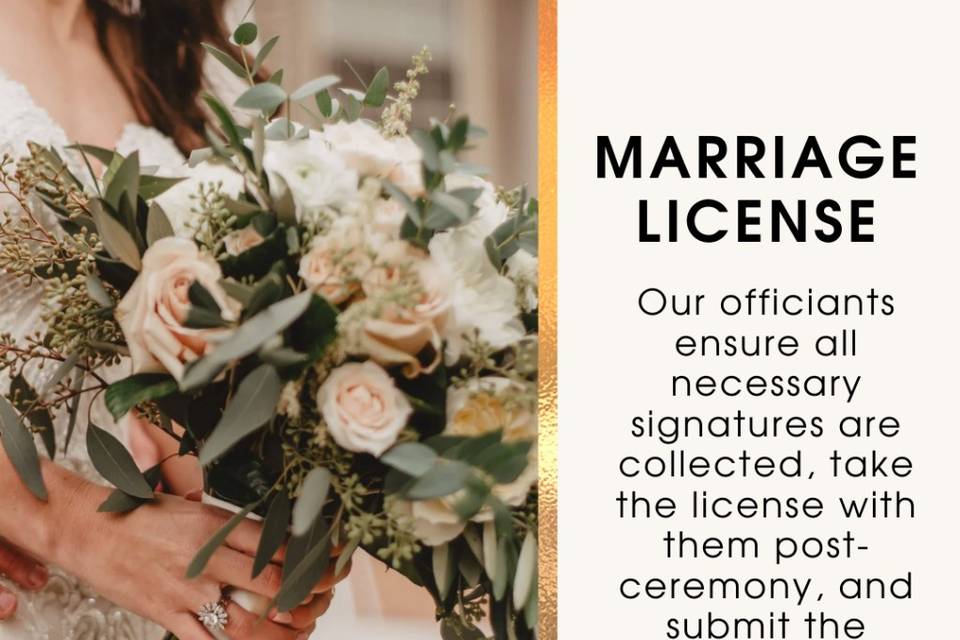 Submission of Marriage License